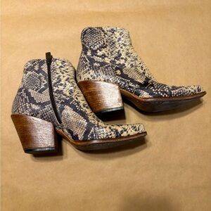 JO GHOST SNAKESKIN‎ LEATHER BOOT